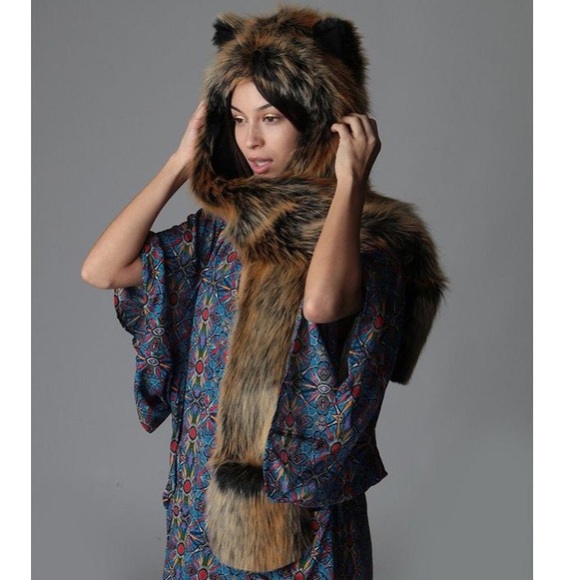 SpiritHoods Accessories - SpiritHoods red wolf hood